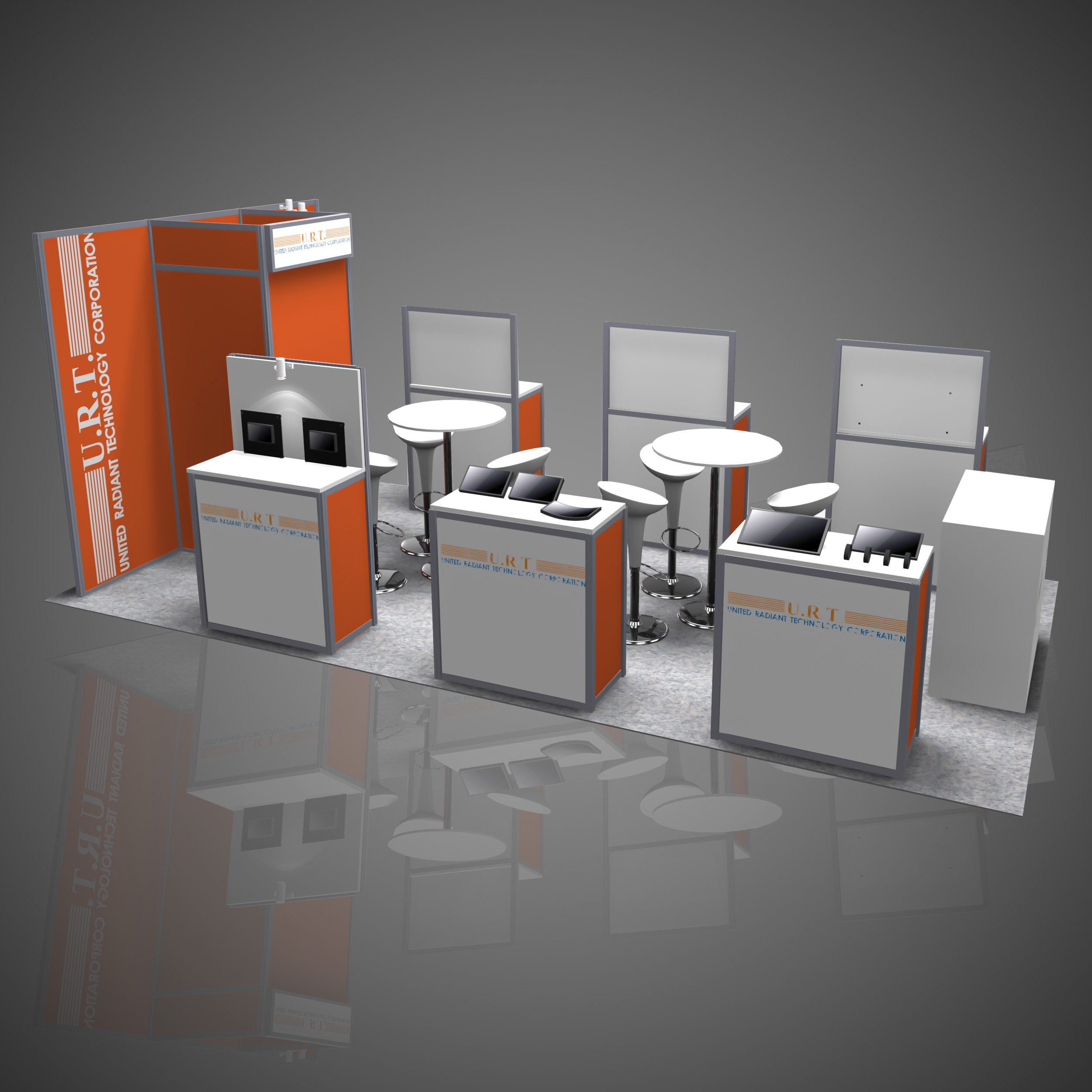 U.R.T trade show booth cheap system